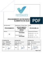 PR-DOG-MEL-05 Procedimiento de Revisión, Utilización y Descarte de Elementos de Izaje Rev 10