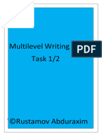 Multilevel Writing Qqoliblar Task 1/2