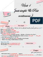 Unit 1 Grammar Past Simple & Continuous 2024