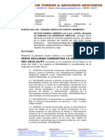 Escrito Pidiendo Se Declare Consentida La Sentencia PDF