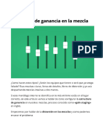  Estructura De Ganancia ( AUDIO PROFESIONAL)