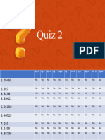 Mathematics 5 Quiz 1