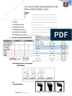 Ficha Evaluacion Diagnostica Ed. Fiisca para 5to A, B, C, D, F, G 4to B, C.-1