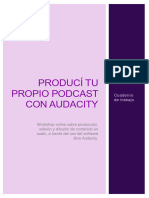 Producí Tu Propio Podcast Con Audacity