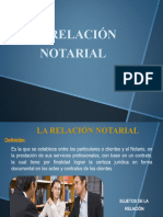 La Relación Notarial