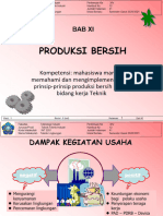 Bab XI Produksi Bersih.