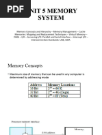 Unit 5 Memory System