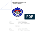 Laporan Observasi Praktik Pembelajaran Dengan Rekan Sejawat