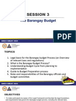 NEW Slide Deck Session 3 Barangay Budget Process Sample