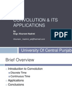 Convolution & Its Applications: University of Central Punjab