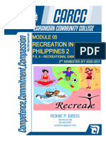 Module 5 P.E. 4 Recreational Games