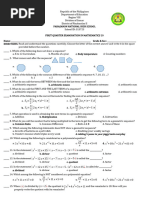 Test Questionnaire Math10 Q1