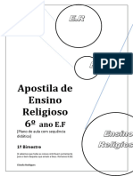 Apostila Ensino Religioso 6 Ano 1 Bimestre