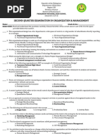 Test Questionnaire Org&Mngt Q2