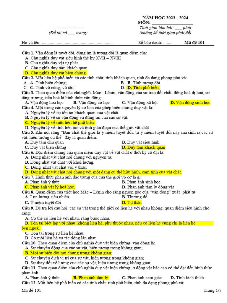 Ma de 101 | PDF