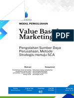 Modul Value Based Marketing (TM3)