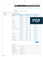 Page Information: Allocated Address (DHCP)