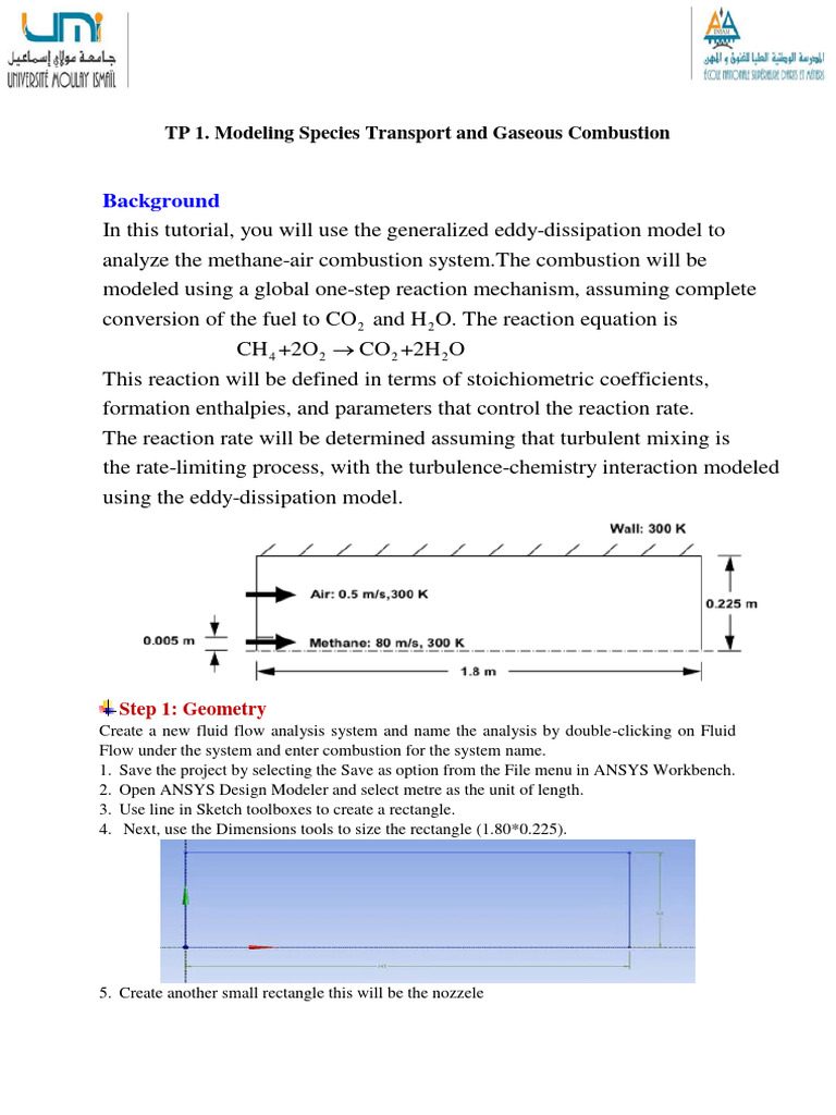 Methane-Air Combustion Modeling Guide | PDF | Turbulence | Transport ...