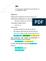 2º QUESTÃO Algebra