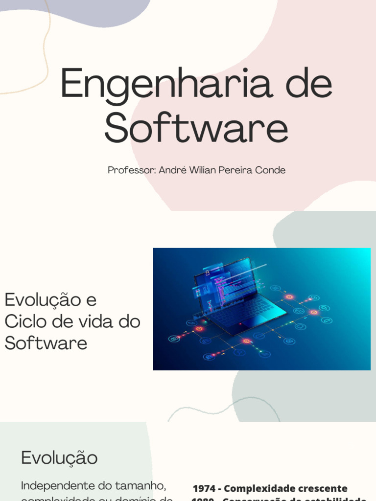 Evolução e Ciclo de Vida do Software | PDF | Engenharia de Software ...