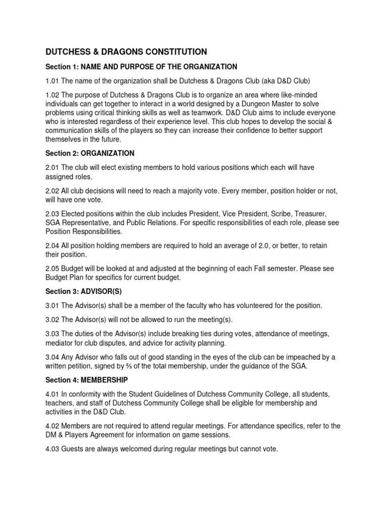 Dnd constitution with revisions pdf dungeons dragons government