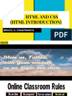 2grade 9 Ict HTML and CSS HTML Introduction and Text Editors