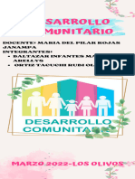 Desarrollo Comunitario Trabajo