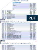 Frigel Reference Projects List (PET) - Rev01