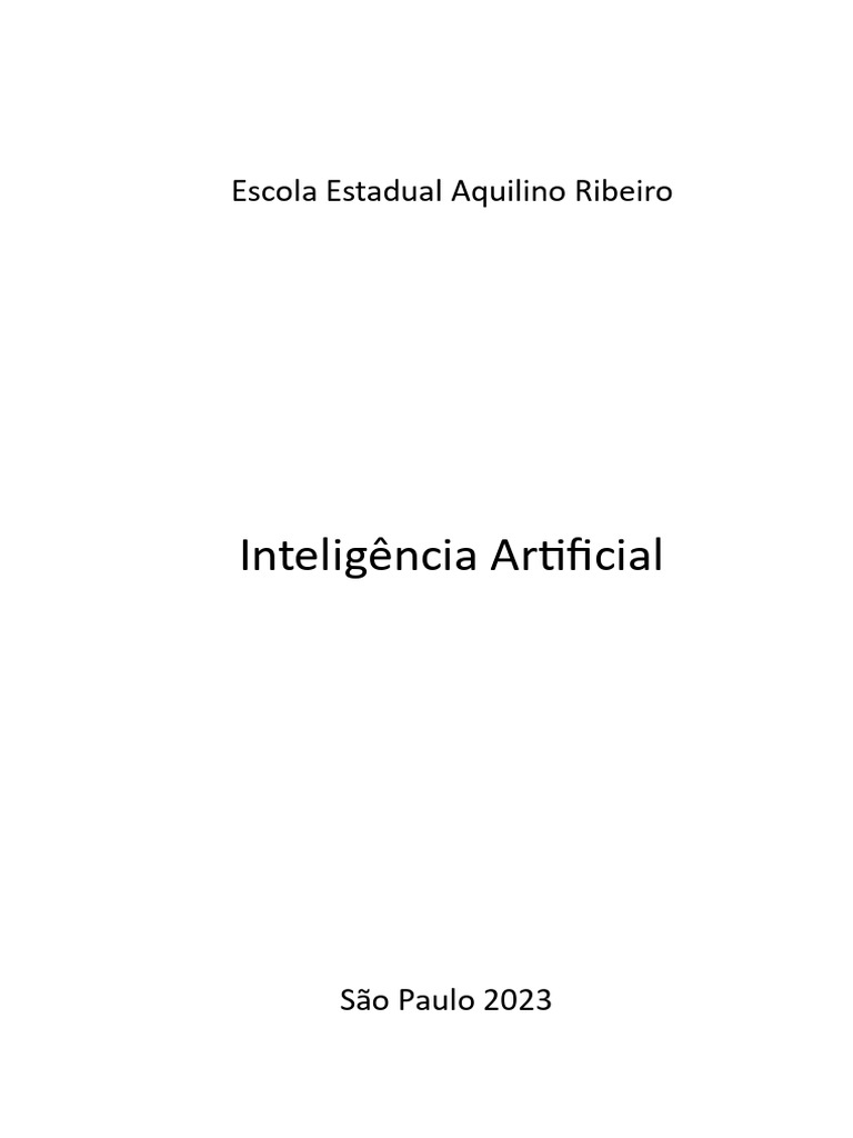 Intelig ncia artificial pdf intelig ncia artificial intelig ncia