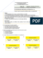 Prueba Saber Ciencias Naturales I PERIODO