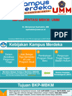 Implementasi MBKM-UMM