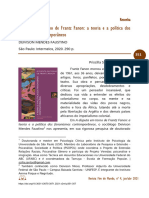 20 Resenha Do Livro A Disputa em Torno de Frantz Fanon A Teoria e A Política Dos Fanonismos Contemporâneos