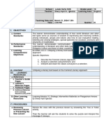 Observation Lesson Plan Third Quarter