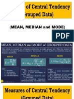 Median and Mode