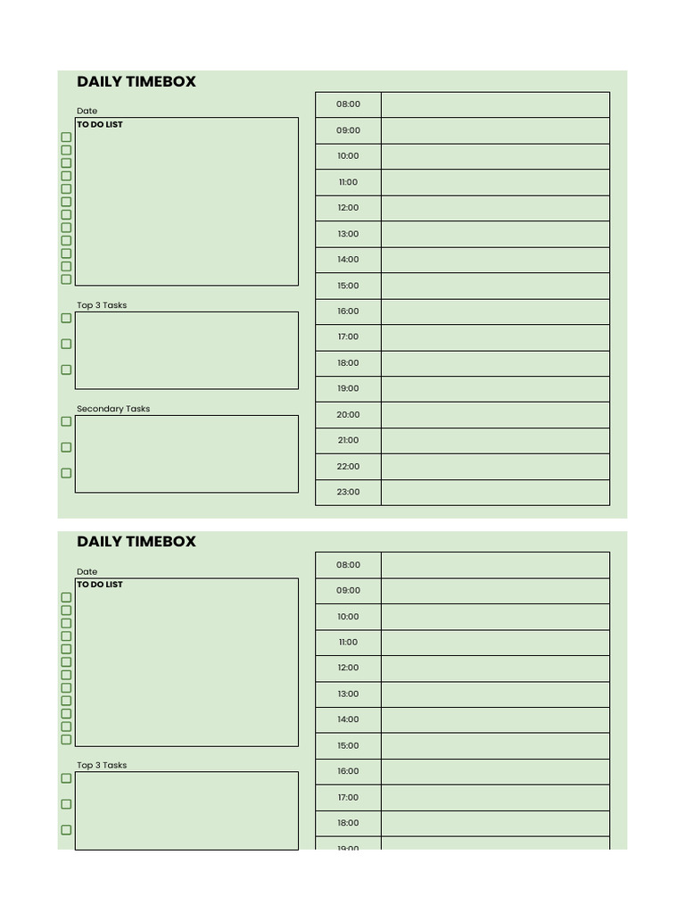 Yuki Daily Timebox - Exercise - Google Sheets | PDF | Procedural ...