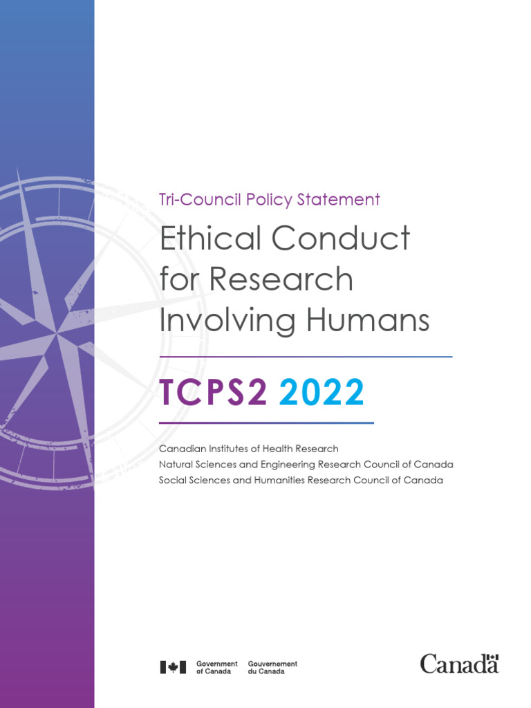 TCPS 2 2022: Ethical Research Guidelines | PDF | Genetics | Science
