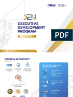 PPM Manajemen-Executive Development Program Schedule 2024