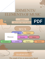 TMEG 1 - Rudiments/Elements of Music