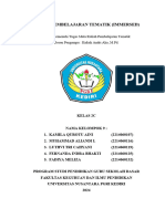 Kel 9 Pembelajaran Tematik Immersed