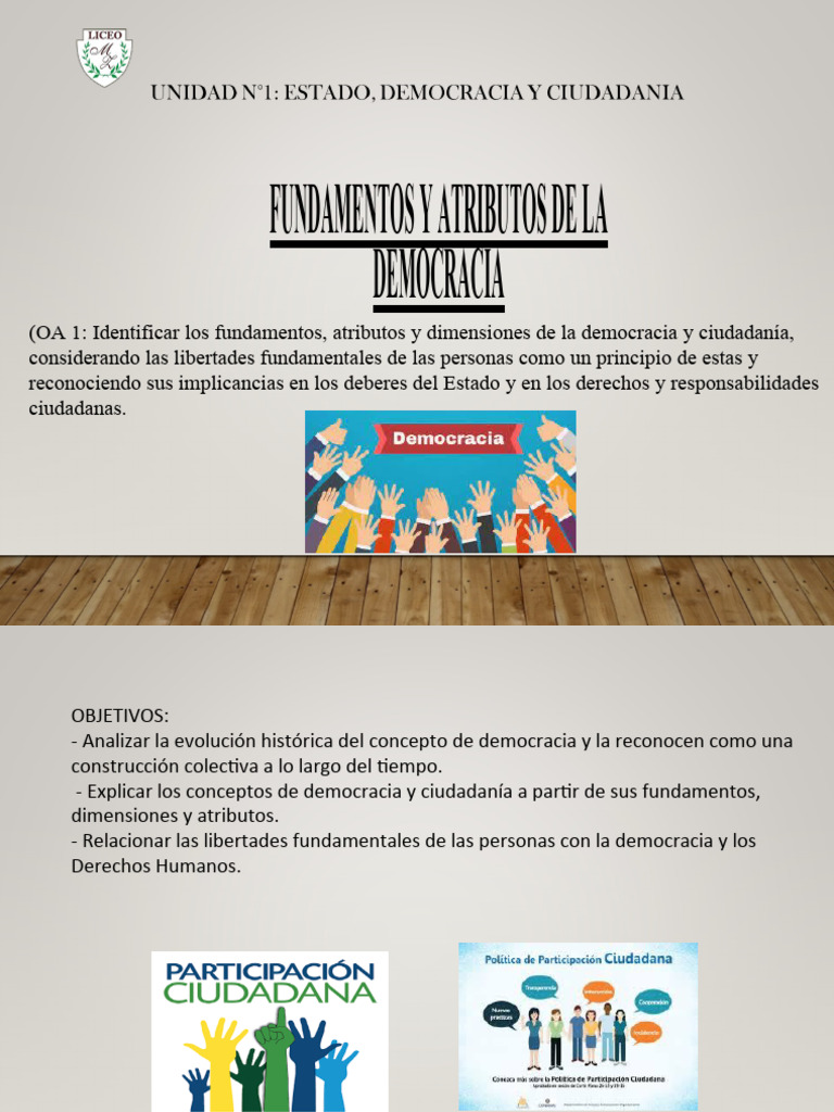 Fundamentos y Atributos de la Democracia | PDF | Democracia ...