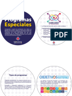 Programas Especiales Prueba