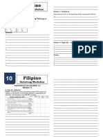 Fil10 Q3 Mod7 Answer - Sheet