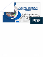 Rencana Program 1 Tahun Jumpa Berkah