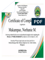 Award-Certificates NORHANIE