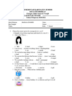 Soal Uas BS Inggris KLS 5