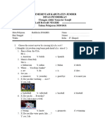 Soal Uas BHS Inggris KLS 4