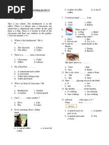 Soal Olimpiade Bahasa Inggris