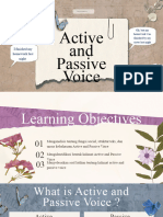 Passive and Active Voice