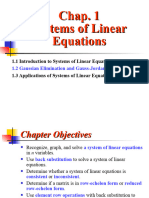 Chap. 1 Systems of Linear Equations