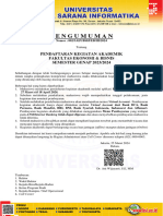 Edaran Pendaftaran Kegiatan Akademik Mahasiswa Genap 2023 - 2024 - FEB